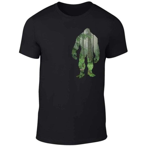 Samantha S Other - Woodland Bigfoot Retro Forest Outdoors Cryptid Graphic T-Shirt 90